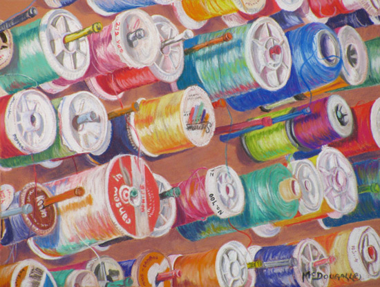 SPOOLS, PASTEL, 8 X 11